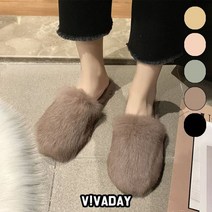 VIDW-SS799 털슬리퍼