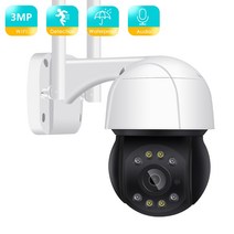 BESDER 3MP PTZ WiFi 야외 4X 디지털 줌 스피드 돔 미니 IP 카메라 보안 카메라 2MP AI 인간 감지 DIY 알람 VoiceCCTV, 2MP32G 카드 포함, CN, 미국 플러그