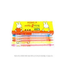 [동아] 미피 슬림 색연필 12자루, 형광노랑, 12개입