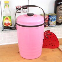 스마트 음식물 쓰레기통3L_봉지형 핑크, 핑크[2928]