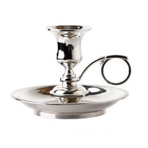 [캔들조이] 실버 챔버 촛대