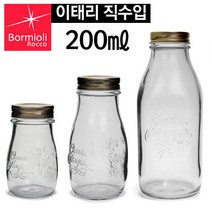 투명 밀폐용기 보뜰레 유리병, 200ml, 200ml