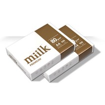 밀크 프리미엄 복사용지 A4용지 80g 2권(1000매), A4, 1000매
