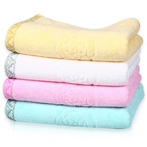 씨엠타올 장미 타올 수건 타월 세트 행사용 가정용 답례품 첫돌 선물용, 백색, 10매