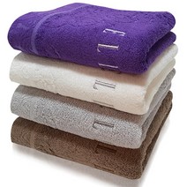 엘르 엘르리치 벰부 타올 수건 타월 선물용 행사용 세트 답례품, 밤색, 10매