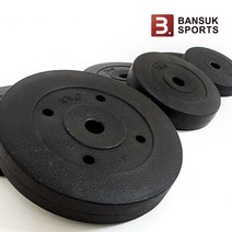반석스포츠 PVC바벨, 2.5kg, 블랙, 1개