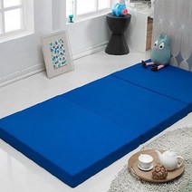 미라클침구 3단 접이식매트, 옥스포드 블루