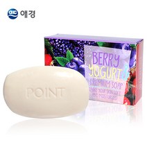 포인트 베리&요거트 클렌징바 비누, 80g, 4개, 80g