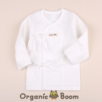 오가닉붐 신생아용 베이직 배냇저고리