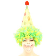 [파티가발] 광대모자가발, 그린, 1개