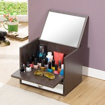 포메리트 파스텔 1단 서랍화장대, 월넛