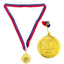 상메달 목걸이/금메달/어린이용상메달/지름5cm