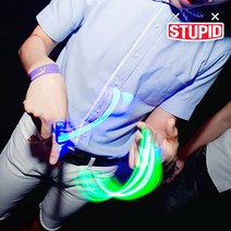 스투피드 LED 야광 클럽 파티용품 악세사리로 블링블링, 선택036_LED 리본머리띠 (핑크)