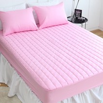 선택2) 순면 매트커버, 솜사탕핑크