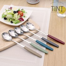 마호커트러리 틴트 성인용 숟가락, 차콜그레이, 1개