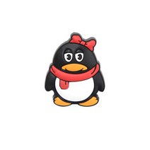 철물코리아 어린이손잡이모음, E004-펭귄(검정), 1개