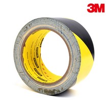 3M 5702테이프 라인테이프 검정노랑, 1