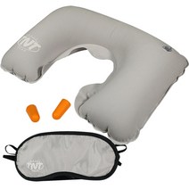 TNT Travel Gear 공기목베개 3종세트. 목베개+안대+귀마개 기내용품