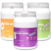 퓨어프러스 베이킹소다 1kg + 구연산 1kg + 과탄산소다 1kg 세제세트, 1세트
