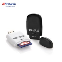 버바팀 USB 3.0 미니 카드 리더기, 화이트