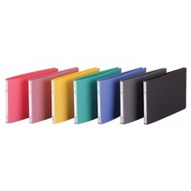문화)수입지 레버클립화일 좌철 A5/PP 펀치리스화일 A5, PP흑색, 1개