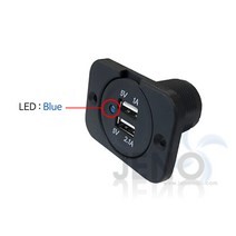 S 12V 24V 차량용 듀얼 USB충전기(HAV2624.1829)