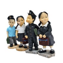 [추억나라] 옛날교복 마블인형 (4종중 선택), 하복여자, 1개