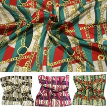 이럭셔리클럽 M29-연결체인-미니사각-쁘띠 실크스카프