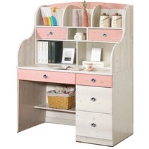 리피트리 로엘 1130 독서실형 편수책상 책꽂이세트, 블루워시