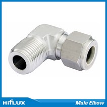하이플럭스 FLUXLOK 락피팅 튜브피팅 Male Elbow PT 기타배관용품, 1개