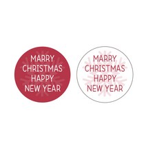 쉽게 붙이고 제거하는 크리스마스 눈꽃스티커, 42 크리스마스 라벨5 GD-325