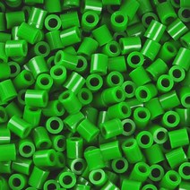 비즈노리 [비즈노리]컬러비즈+부자재 완벽구성, 컬러비즈/모양판/부자재/비즈통/세트상품, [선택1]싱글컬러비즈/08-연두/5mm_50g