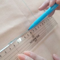 crafthouse 스테디셀러] 눈금이 안지워지는 시접자 긁힘방지, 신상!] 고급시접자 20cm