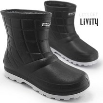 LIVITY 초경량 방수방한 반장화 부츠 방한화 털부츠 - RB424