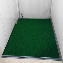 미끄럼방지매트 롤매트, 코일매트 그린(120cmx100cm)