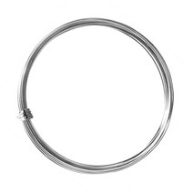 문구조아 공예용철사 칼라철사 와이어, $WWV_D형(3~3.2mm*1.5~2M) : 은색, 1개