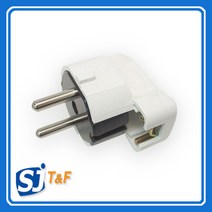 신주기업 노출접지2구콘센트110V SJ-C2503 2P, [플러그 01]꽂음ㄱ자형플러그