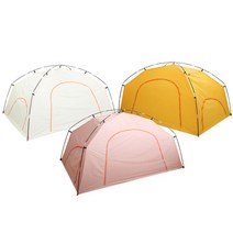 산들로 폴리 난방텐트모음 1/2/3/4인용 면텐트, 04:보급형 폴리난방텐트-4인용-옐로우, 1개