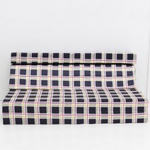 풍원 5단 참숯 소파배드, 블루체크