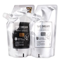 더드림 5분 저자극 오징어먹물 염색 500g, 1N 블랙, 1세트, 1