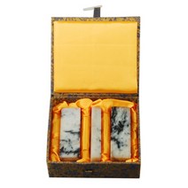 신몽고석 세트 (케이스 포함) / 전각돌, / 07) 9푼-2.7cmX2.7cmX7cm, 1개