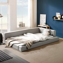 파로마 블론디 저상형 독립형침대 슈퍼싱글 / 패밀리침대, 네츄럴그레이, 프래임만