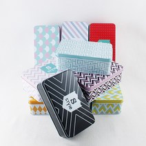 리틀핑거 사각 틴케이스 - 모던 (랜덤), 1개