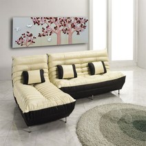 쇼핑아트 돈나무2그루3p부조액자(7) 액자세트, 혼합색상