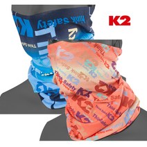 K2 쿨룩 국산 정품 멀티스카프 쿨맥스 원단 버프 아이스 쿨넥 머플러, K2 쿨룩 멀티스카프(블루)