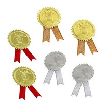 금상은상 상장스티커 상장리본 10장묶음, 상품선택, 02번(은상스티커 10장)