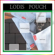 LODIS 파인드라이브 Q100블랙 Q100Black 내비게이션 8형 악세서리, 작은파우치크리너융, 1MB