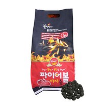 카본텍 파이어볼 야자숯, 2kg, 1개