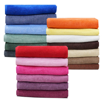 타올킹 국산 호텔용 무지 대형바스타올, 팥죽, 1장