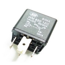 모토일렉트론 듀얼휴즈소켓 과 릴레이모음, 5P-12V 릴레이